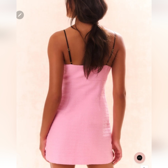 **Only 2 Left!!**Loveshackfancy Adelaide Tweed Mini Dress - Picture 3 of 16